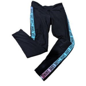 Live, love, shine leggings, sz medium